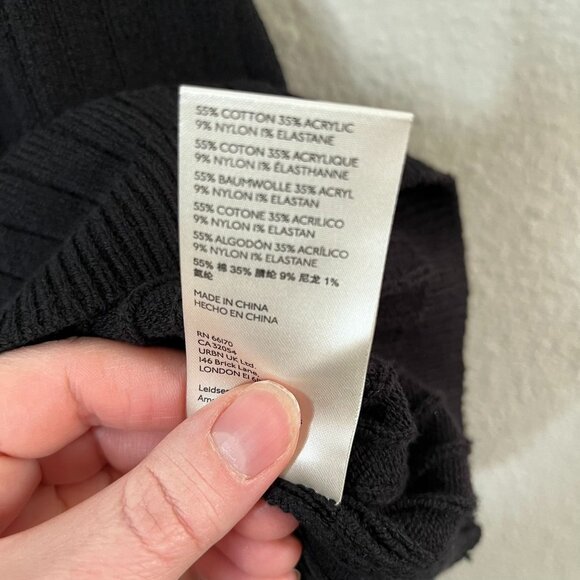 Daily Practice by Anthropology plus size Black V-Neck Ribbed Tank Top 3X - Picture 9 of 11